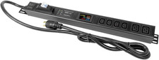 Multi Metered-Breaker-Surge Protection PDU, 240V, L6-30P, 30A, 7200Watts, 4 C1