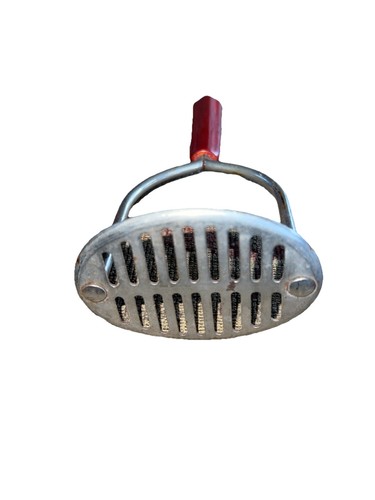 Schiacciapatate vintage Androck acciaio inox manico bachelite rosso ovale - Foto 2 di 10