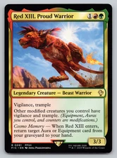 Red XIII, Proud Warrior- Final Fantasy Commander - MTG