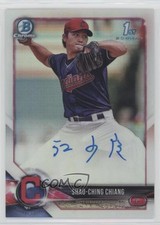 2018 Bowman Chrome Prospect Refractor /499 Shao-Ching Chiang #CPA-SCC Auto 1q7