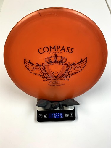Latitude 64 Gold Compass Ricky Wysocki 2016 Disc Golf Mitteltöner: Orange - 179g