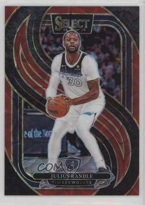 2024 Panini Select Premier Level Red Scope Prizm 20/249 Julius Randle #129 0m1w