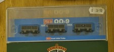 Used Peco GR320 set of 3 2t Unbraked Slate Wagons Narrow Gauge 009 OO9