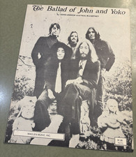 Maclen Music The Ballad of John and Yoko Sheet Music Piano/Voice Solo Pop 75771