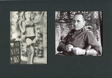 VISUAL ARTIST Gerhard Richter autograph, signed art postcard & mounted