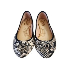 Circus by Sam Edelman Colleen Snake Print Ballet Flats Women  s 7.5 Skimmer Shoes