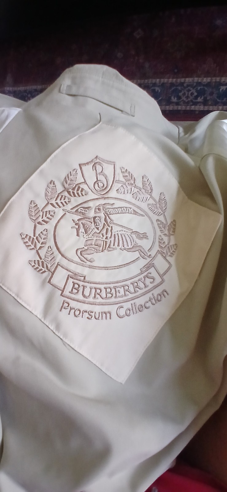 Women's Burberry Prorsum Trench Coat Size 12 thumbnail 9