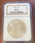 1884-O Morgan Silver Dollar NGC MS64 S$1