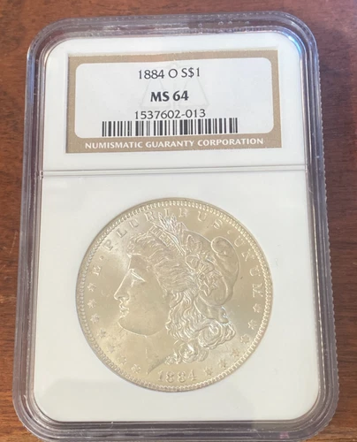1884-O Morgan Silver Dollar NGC MS64 S$1