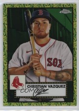 2021 Topps Chrome Platinum Anniversary 30/99 Christian Vazquez #463 0c6
