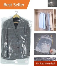 10Pcs Dust-Proof Transparent Garment Covers 35.4