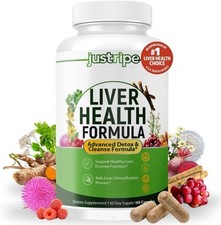 USA Made Liver Cleanse Detox  Repair Formula Milk Thistle Dandelion Artichoke