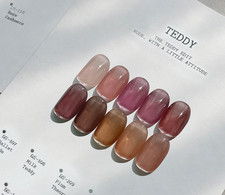 DVOK TEDDY Syrup Gel Polish Korean Nail Art Nude Sheer Color Collection