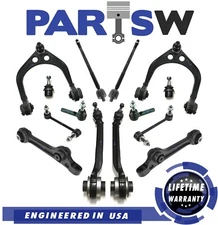 14 Pc Control Arms Inner & Outer Tie Rods Ball Joints for 300 Challenger Charger