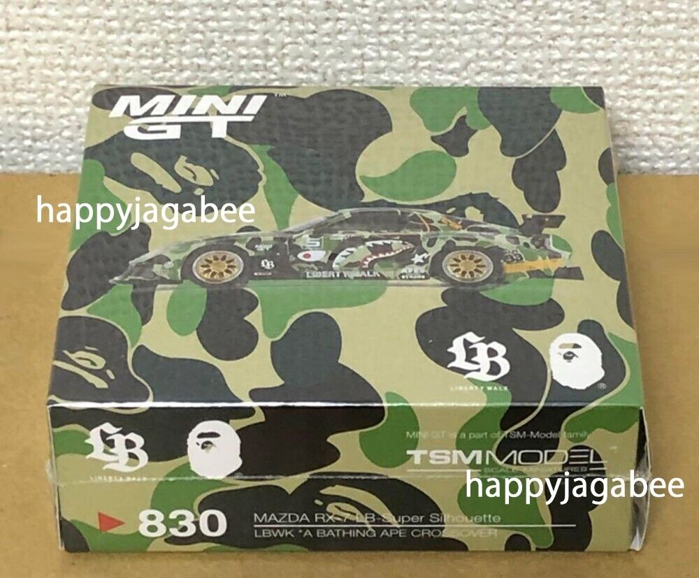 A BATHING APE BAPE x LBWK MINI GT ABC CAMO FD RX7 1/64 MODEL A BATHING APE BAPE x LBWK MINI GT ABC CAMO FD RX7 1/64 MODEL