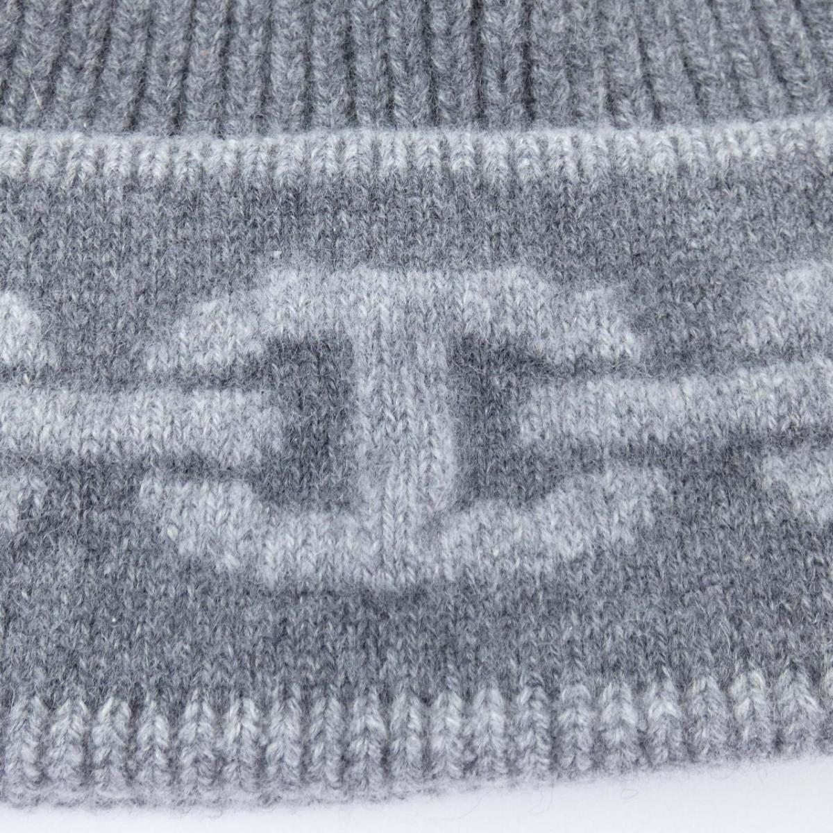Hermes Heaven Chain D\'ancre N Knit Cap Hermes Cashmere Knit Heaven Beanie S Charbon Flanelle  main image 4