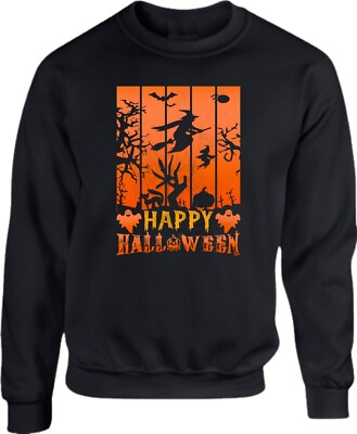 Happy Halloween Fliegende Hexe Pullover