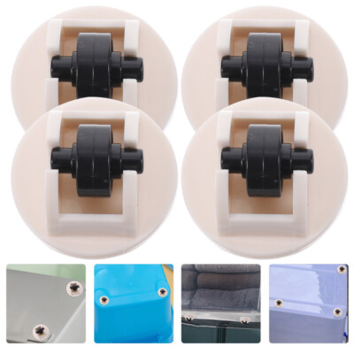4 Pcs Mini Wheels Load Bearing Storage Container Lightweight Casters