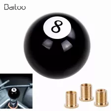 Pool Billiard Ball Custom Gear Shifter Shift Knob Car Lever Black #8 eight