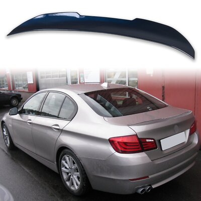 Painted PSM Style ABS Trunk Spoiler For BMW 5 Series F10 Imperial Blue A89