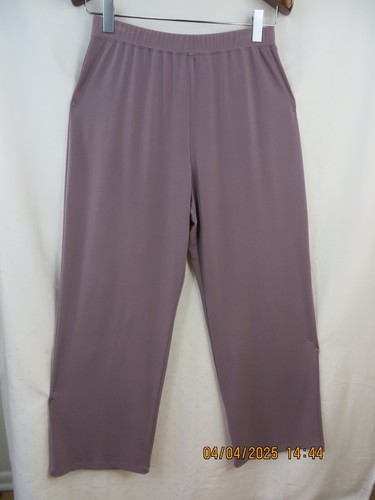 SIMONTON SAYS - GEORGE SIMONTON GR. L Polye/Span USA Flieder Pull On Hose Trousers - Bild 6 von 17