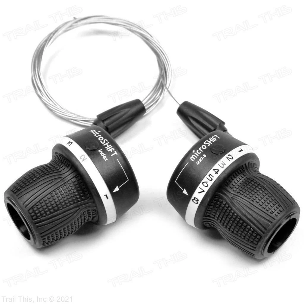 MicroShift MS25 3x8 24 Speed MTB Bike Twist Shifter Set w
