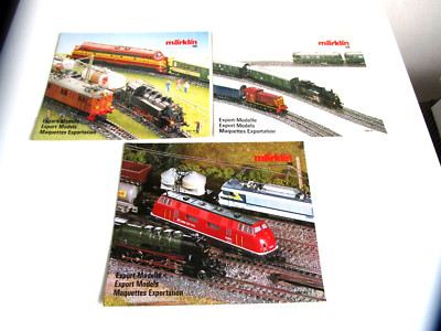 Märklin - Export-Modelle - 3 Hefte - 1986/87 - 1987/88 - 1988/89 ---- DOG 808