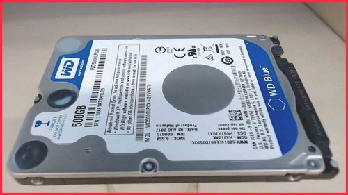 HDD Festplatte 2,5" 500GB 5400RPM 16MB Western Digital WD5000LPCX (6536h)