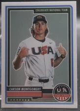 Carson Montgomery (Florida State) - 2023 Panini USA Baseball Stars & Stripes #76