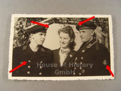 106213, Portrait Photo: Torpedo Mechanic Mate, EK II, VWA, Mate, Top