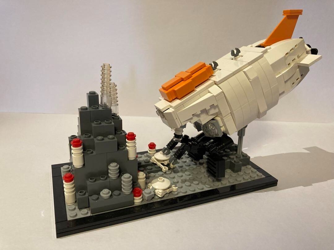 Kuso Shinkai 6500 21100 1/60 Scale 413 Pieces Rare Lego LEGO From