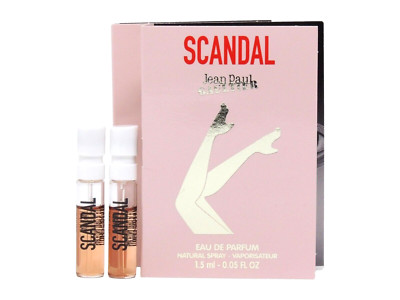 JPG JEAN PAUL GAULTIER SCANDAL EDP 1.5ml .05fl oz x 2 PERFUME SPRAY SAMPLES