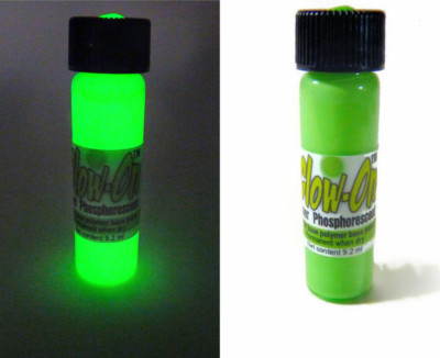 Glow-On GRÜN Leuchtfarbe für Gun Sights, Angelköder, Lg 9,2 ml Fläschchen, hell