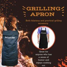 Funny Grill Apron Brand New Free Shipping Embroidered Hilarious Grill Chef Apron