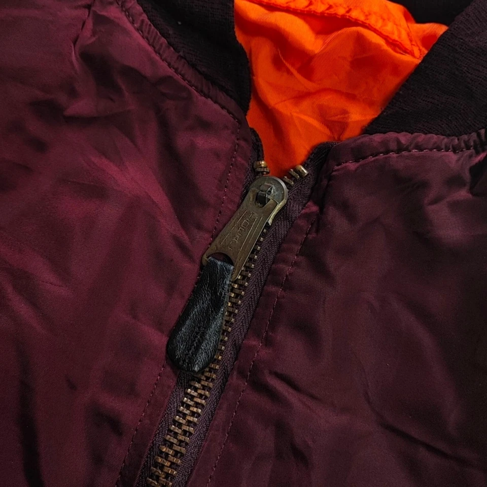 Vintage Alpha Industries MA-1 US Air Force Bomber Jacket - Image 4 of 4