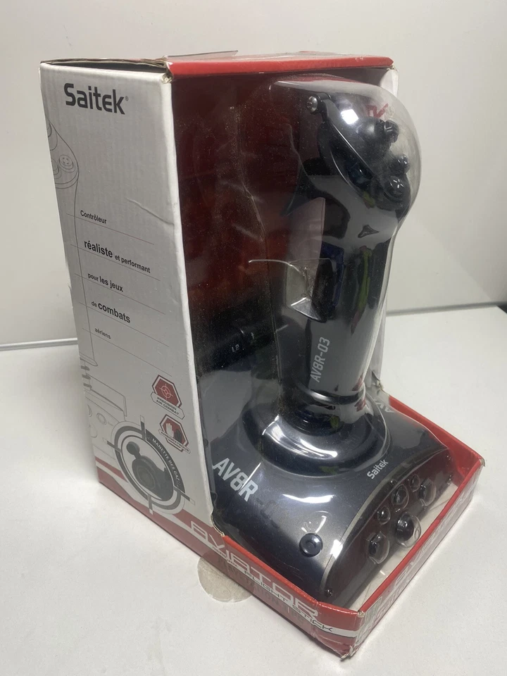 Saitek AV8R-03 Aviator Flight Stick SN-PS40 for PlayStation 3 PS3 - Image 3 of 4