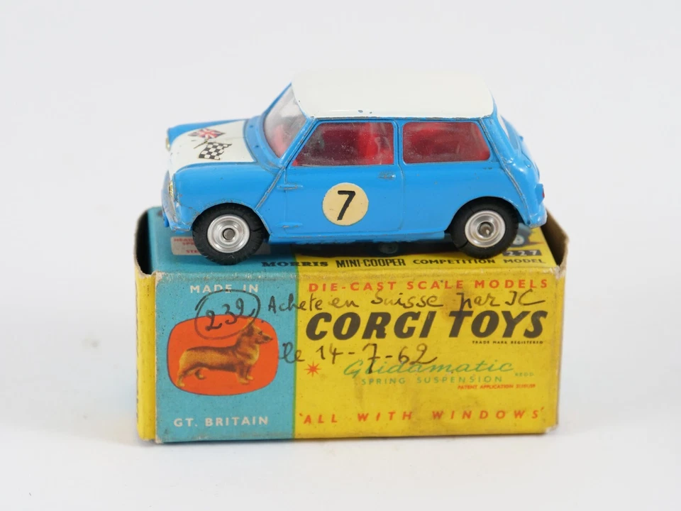 Corgi n° 227 Morris Mini-Cooper compétition Model #7 en boite 1/43 - Photo 4/4