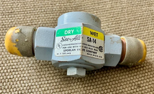 NOS Sporlan SA-14 See-All Moisture & Liquid Indicator 1/2" - USA
