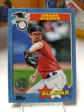 2022 Topps Baseball 1987 Topps All-Star Baseball Blue #87AS-42 Shane Bieber