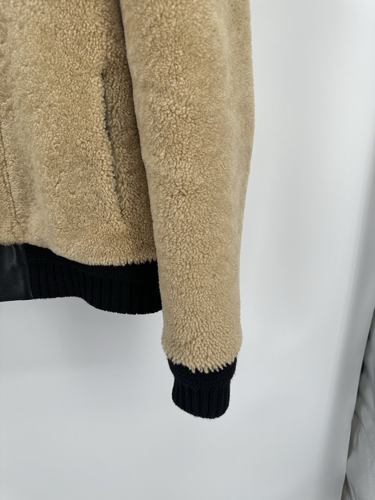 Saint Laurent Giacca di Shearling Teddy FW17 EU 44