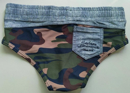 Herren Badeslip Sexy Low Waist Badeanzug Strand Bikini Shorts Gay Badeanzug Hot - Bild 12 von 36