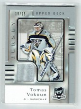 06-07 UD Upper Deck The Cup  Tomas Vokoun  /25  Jersey 