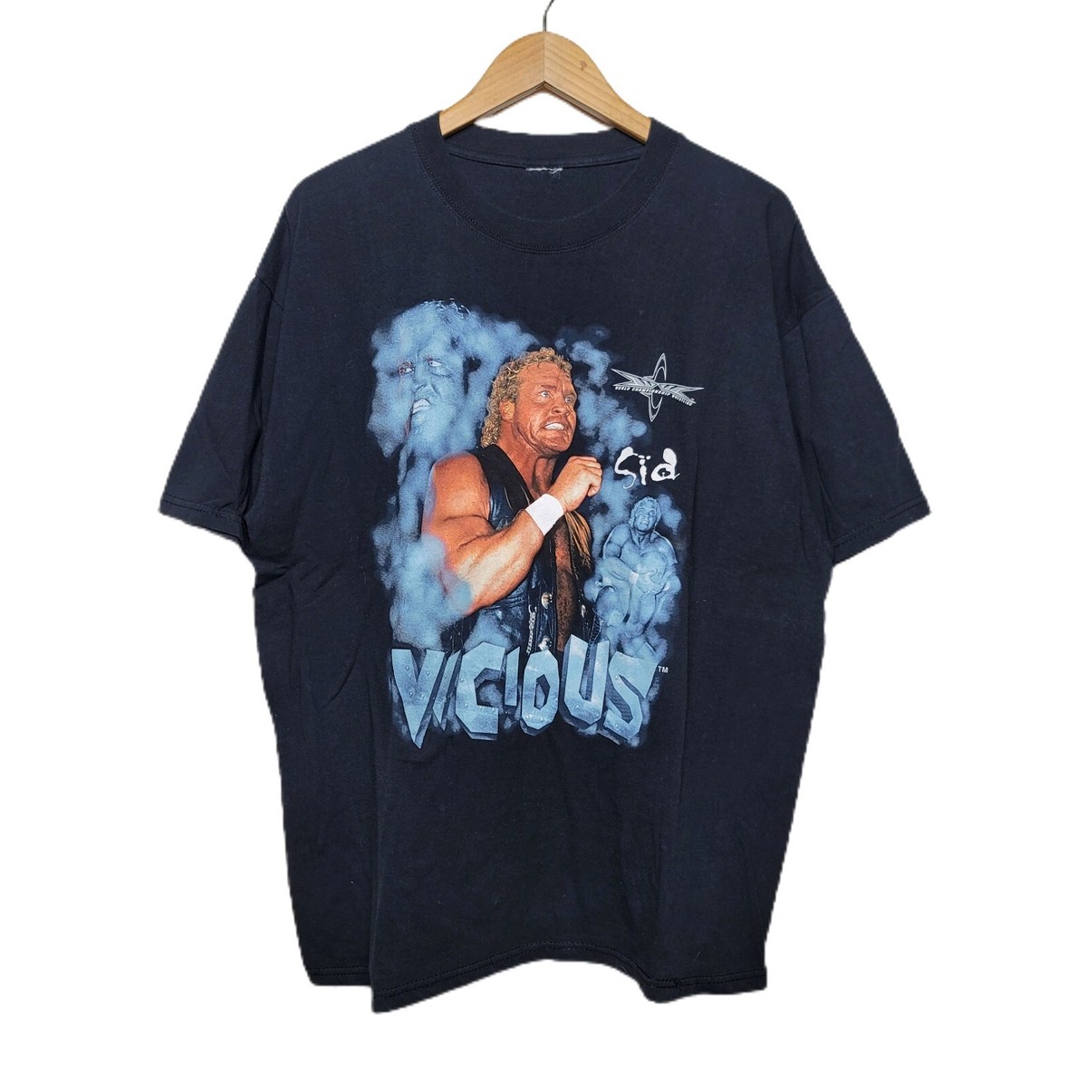 NEW Vintage 90s Sycho Sid Vicious Ruler Of The World WCW WWF