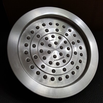 Oxygenics Large 7.5'' Wide Oxygen-Infused Rain Brushed Nickel Shower Head 45568
