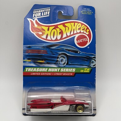 Vintage 1998 Hot Wheels Treasure Hunts STREET BEAST #755 Mattel #18821 NEW