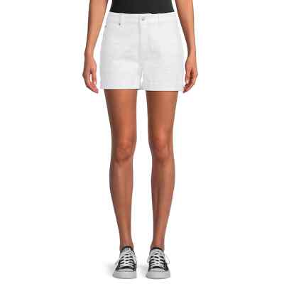 Time and Tru Womens Mid Rise Core Shorts SZ 4