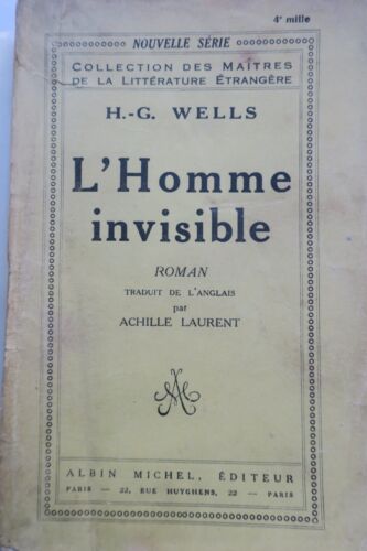 WELLS H.G. L HOMME INVISIBLE 1932 - Photo 1/6