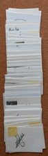 Ipswich Town signed player 6 x 4 inch white index cards. Original signatures.