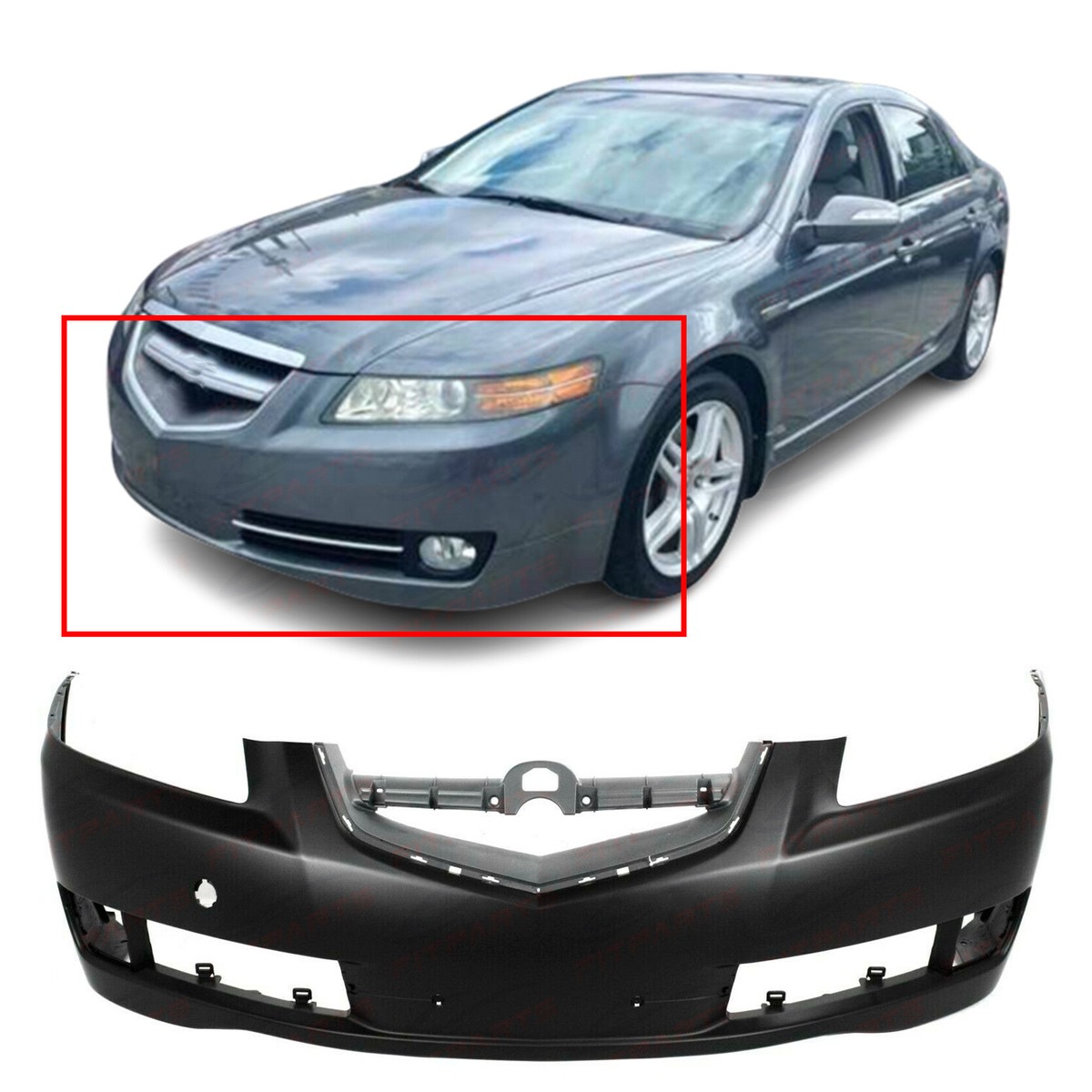ta. 2007-2008 Acura TL Front Bumper Cover Replacement Fascia