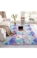 DweIke Soft Fluffy Shag Area Rugs for Living Room, Shaggy Floor Carpet for
